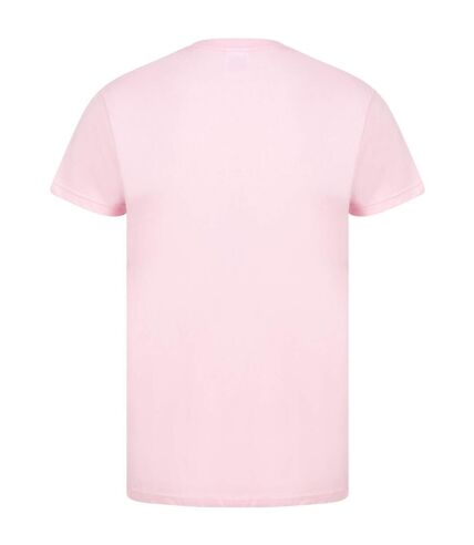 Classic mens ringspun tee blush pink Casual