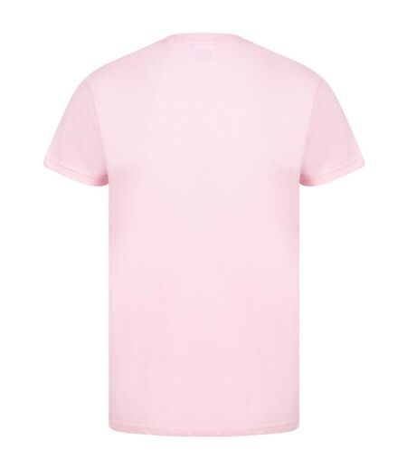 Classic mens ringspun tee blush pink Casual