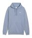 Mens Elevated Acid Wash Relaxed Fit Hoodie Cool Blue Puma-2