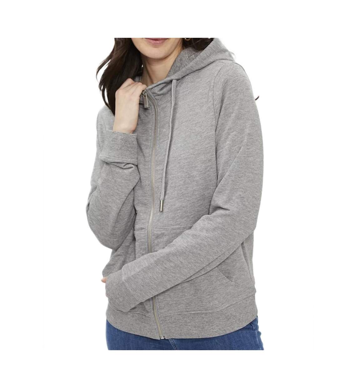 Sweat zippé Gris Femme Only Jagou - XS-1