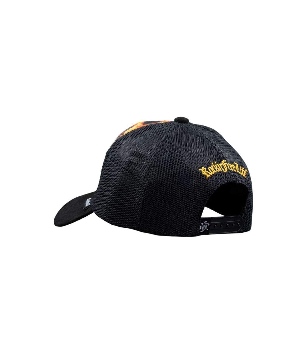 Casquette trucker avec filet bi-matière Burns Rock'n Free Life-4