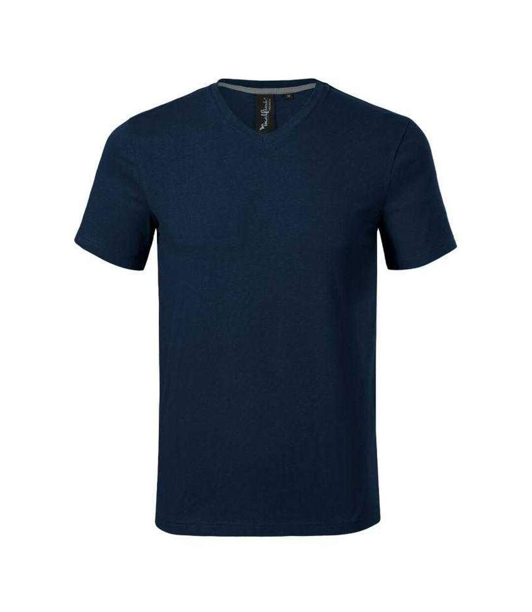 T-shirt Homme Bleu Marine Malfini-1