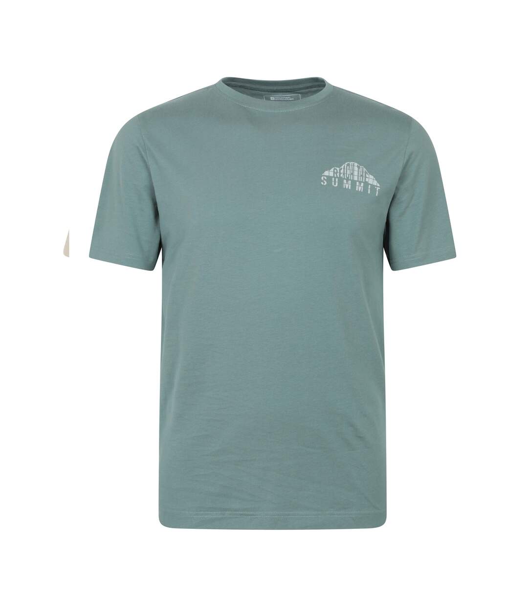 T-shirt Motif/style Graphique Reach The Summit Homme Vert Mountain Warehouse-1