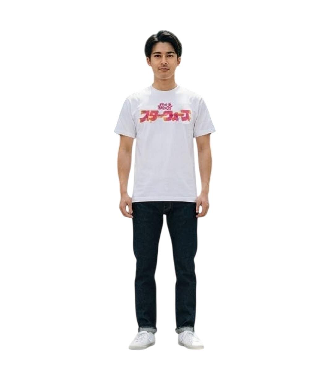 T-shirt Motif/style Logo Japonais Adulte Beige Star Wars-1