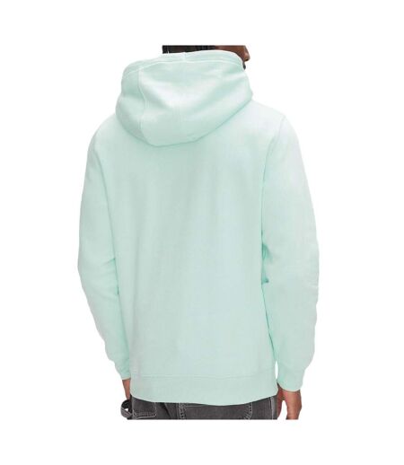 Sweat à capuche turquoise homme tommy hilfiger flag hoodi - l