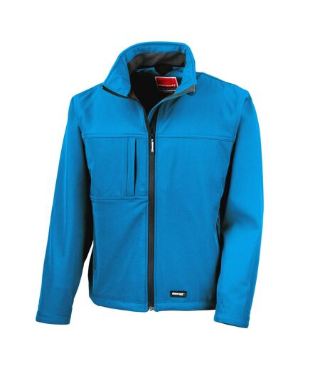 Veste Softshell Imperméable, Coupe-vent Et Respirante Homme Bleu Azur Result