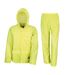 Mens Waterproof Jacket And Trousers Set Fluorescent Yellow Result-1
