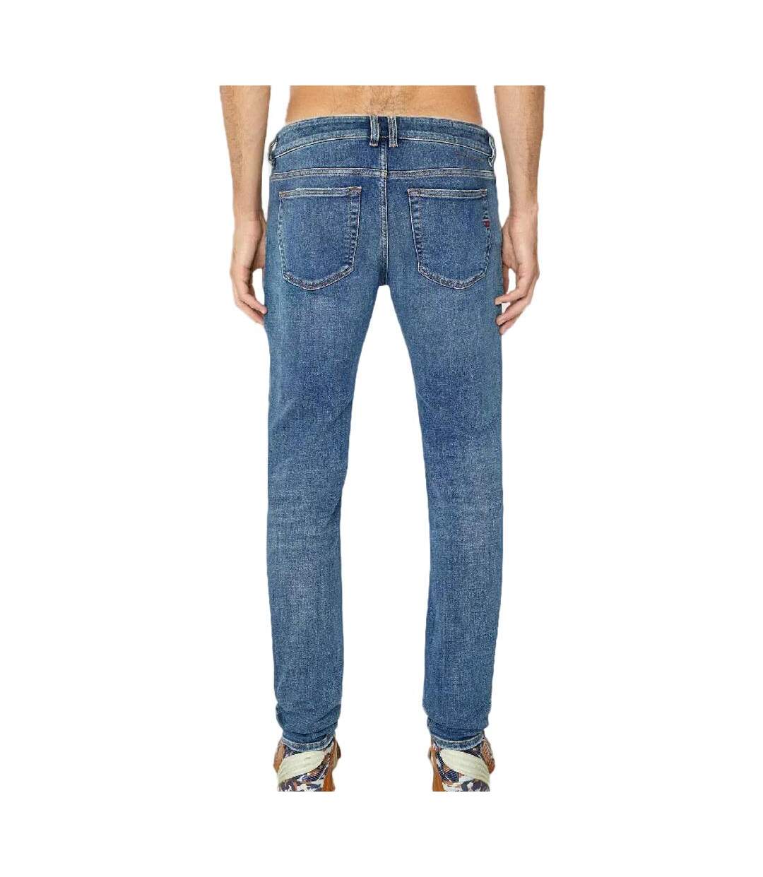 Jean Slim Bleu Foncé Délavé Homme Diesel 1979 Sleenker - W27-L32-2