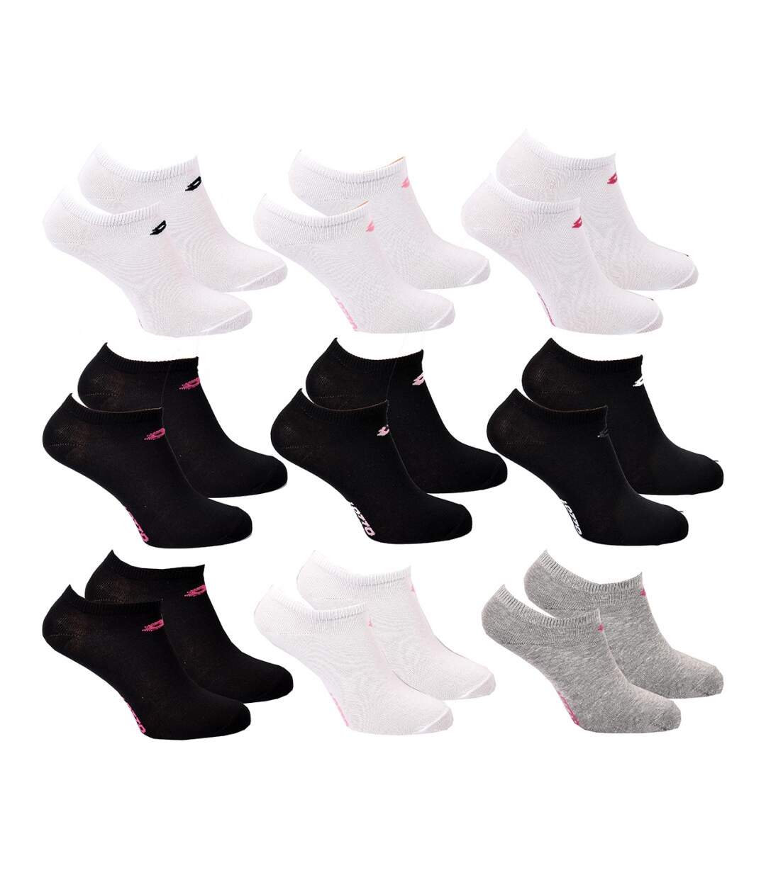 Chaussettes Femme LOTTO - Pack de 9-1