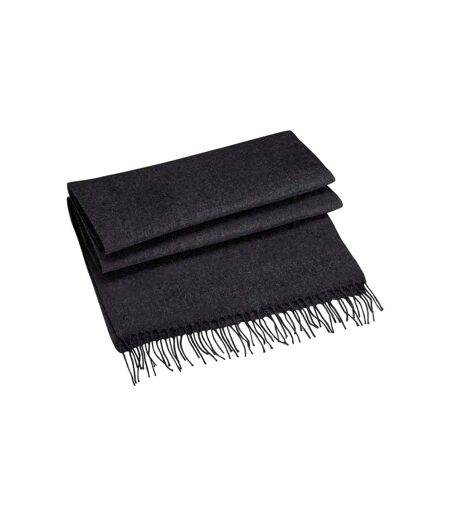 Beechfield Unisex Adult Classic Woven Scarf (Charcoal) (One Size)