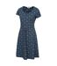 Womens/ladies Orchid Floral Uv Protection Dress Navy Mountain Warehouse-4