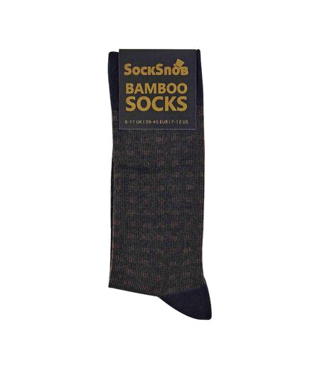 1 Pack Mens Luxury Breathable Bamboo Suit Dress Socks