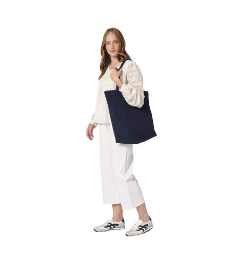 Canvas Heavyweight Tote Bag One Size French Navy Westford Mill