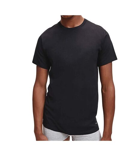 Lot x3 T-shirts Noir Homme Calvin Klein