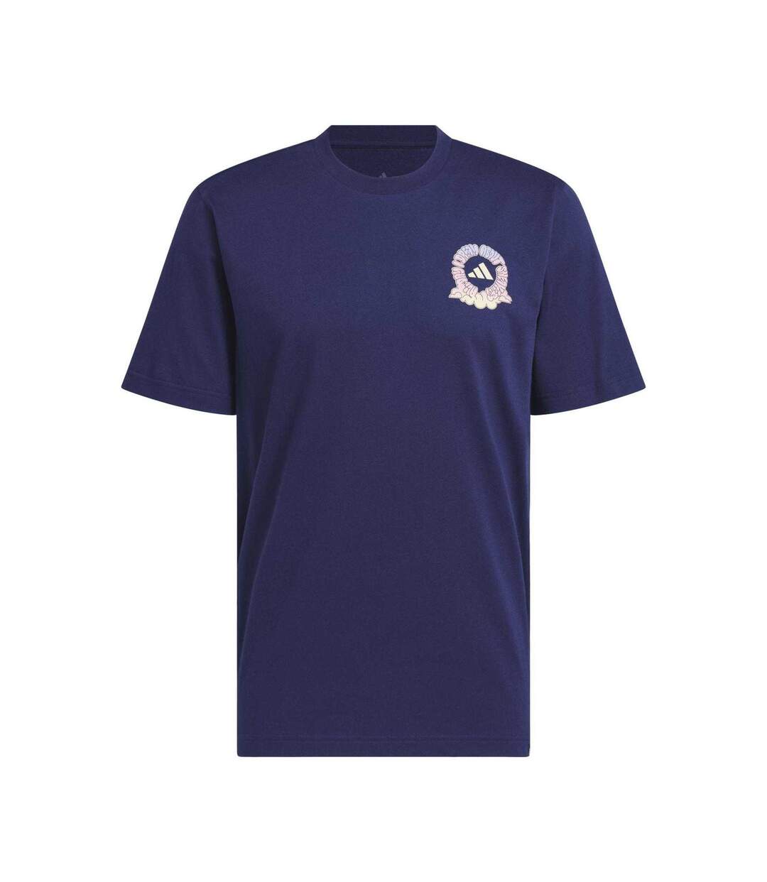 T-shirt Motif/style Scène Urbaine Homme Bleu Foncé Adidas-2