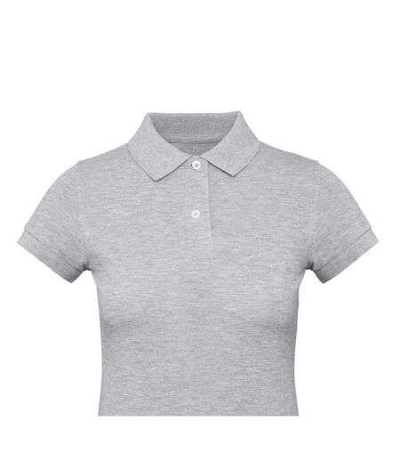 Womens/ladies Inspire Polo Shirt Heather Grey B&C