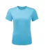 T-shirt Ion-charge Femme Turquoise Vif TriDri-1