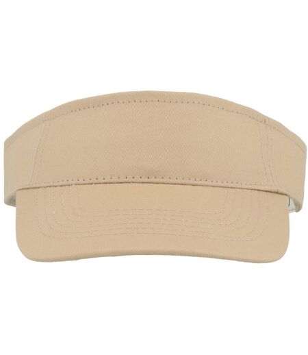 Unisex adult roland structured visor cap khaki Atlantis