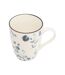 Lot de 6 Mugs en Porcelaine Umami Fleur 31cl Bleu-2