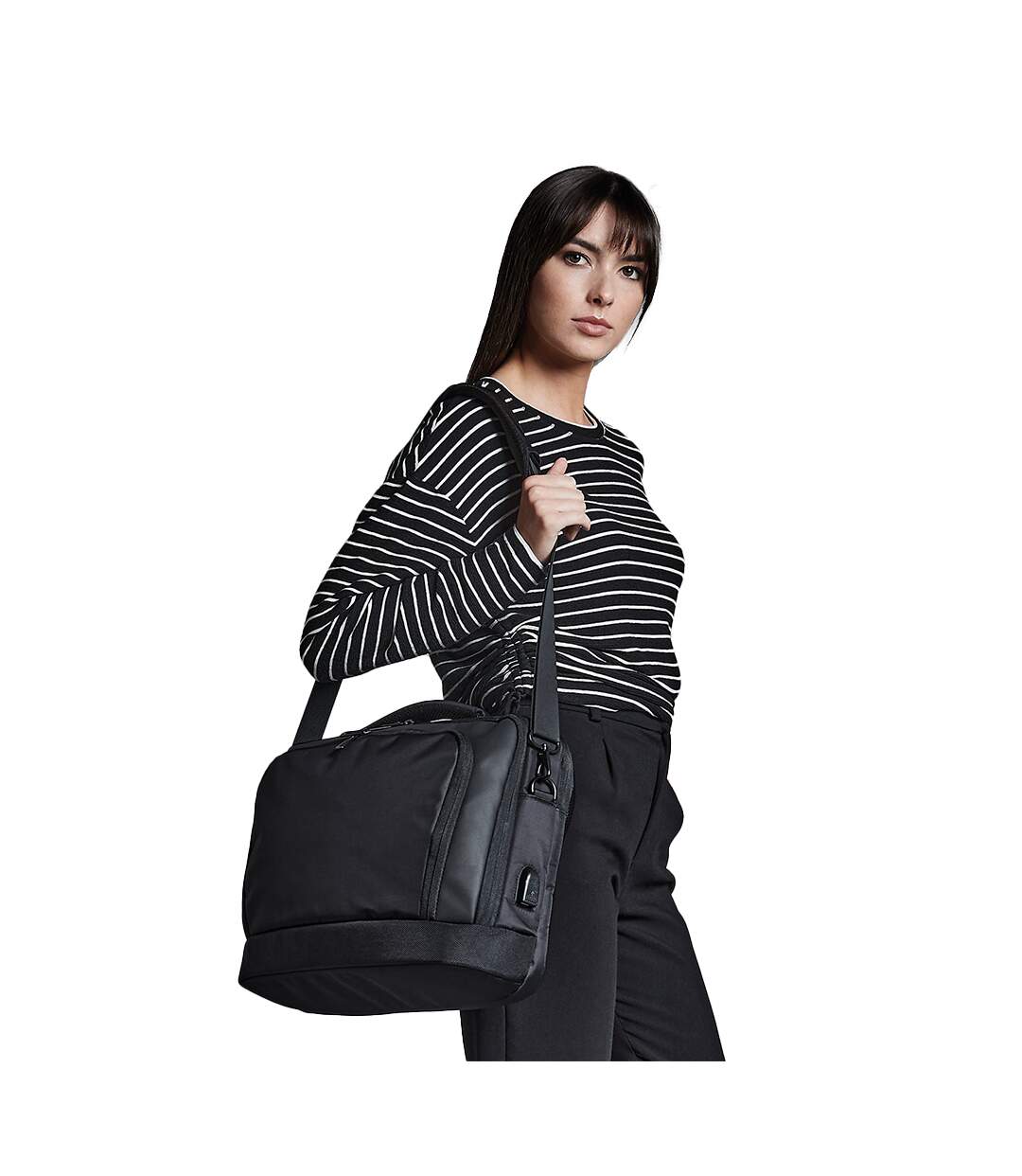 Pro-tech Charge Messenger Bag One Size Black Quadra-2