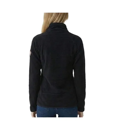 Veste polaire noire femme compagnie des ameriques carla