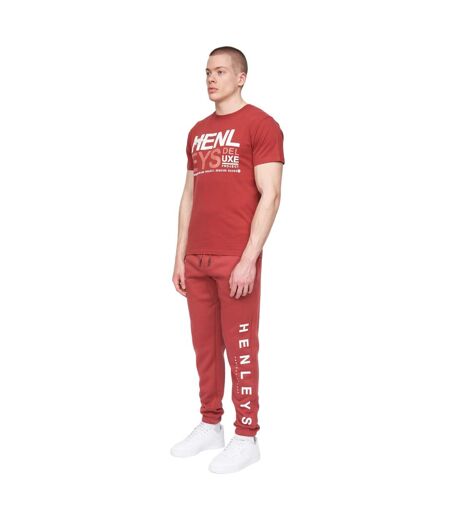 Mens classhen sweatpants deep red Henleys