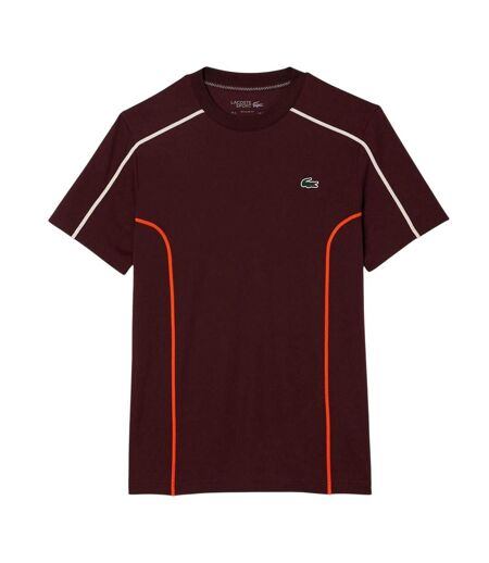 T-shirt Tennis Homme Marron Lacoste