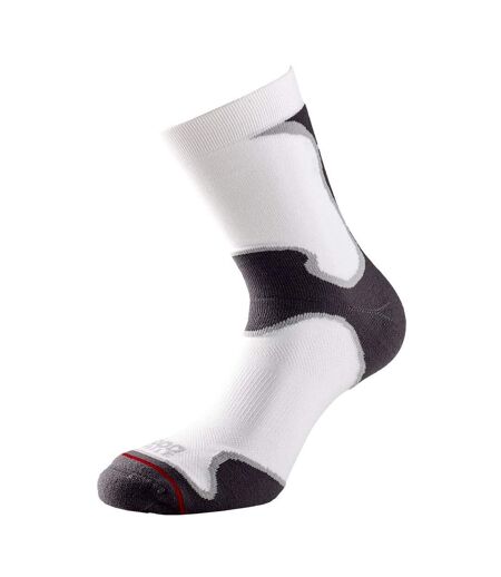 1000 Mile Womens/Ladies Fusion Socks (White/Gray) - UTCS218