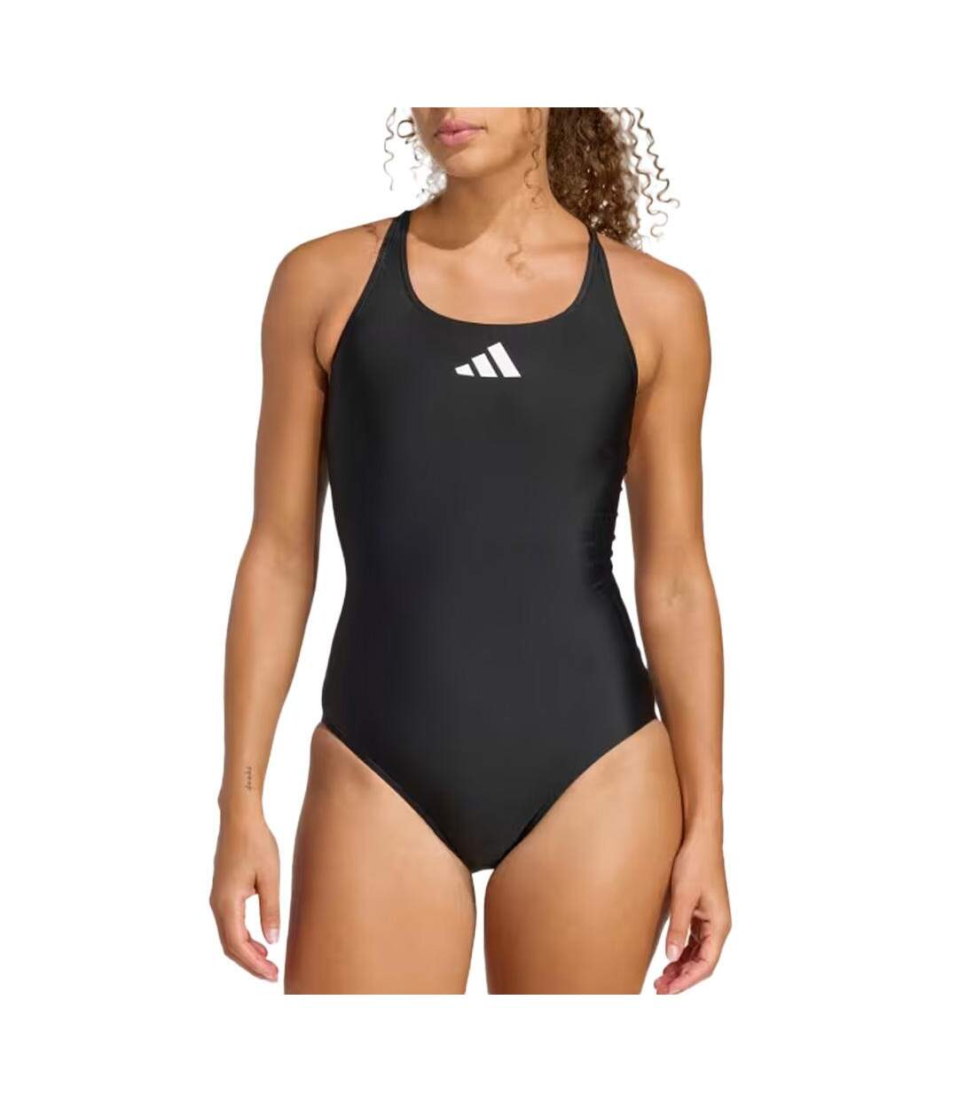 Maillots de bain noire femme adidas 3 bars - 36-1