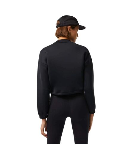 Sweat femme noir Lacoste