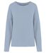 Sweat shirt femme Loose - K471 - bleu clair aquamarine
