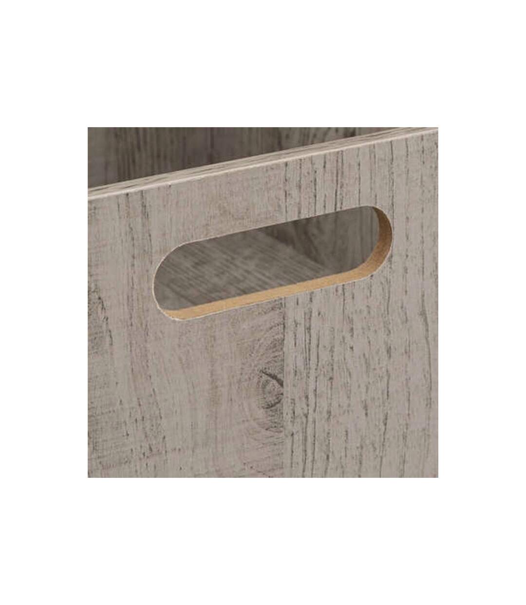 Boîte de Rangement en Bois Mix n'Modul 15x31cm Gris-2
