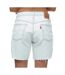 Womens/ladies 501 Mid Thigh Shorts Light Blue Levis-2
