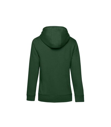 Femme/ladies Queen Hoody Vert Bouteille B&C