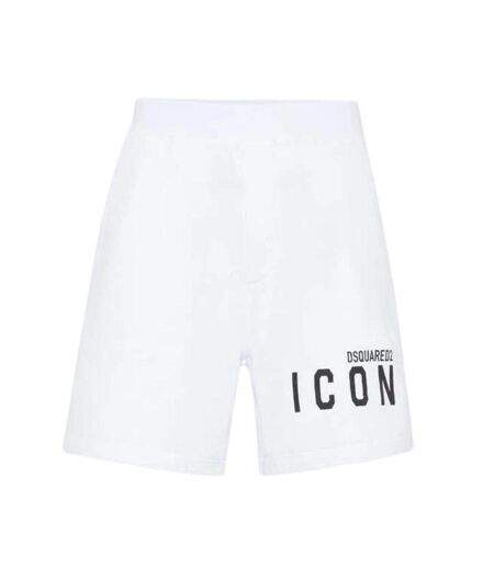 Short Motif/style Icône Homme Blanc DSquared2