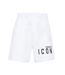 Short Motif/style Icône Homme Blanc DSquared2-1