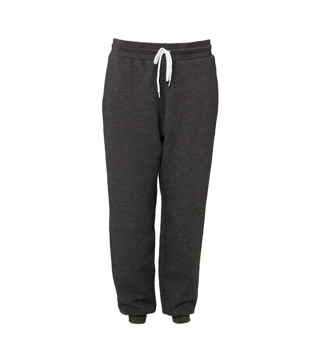 Unisex Adults Jogger Sweatpants Dark Grey Heather Bella + Canvas-1