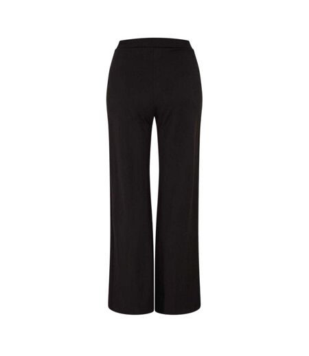 Womens/ladies Reyna Wide Leg Trousers Black Finery