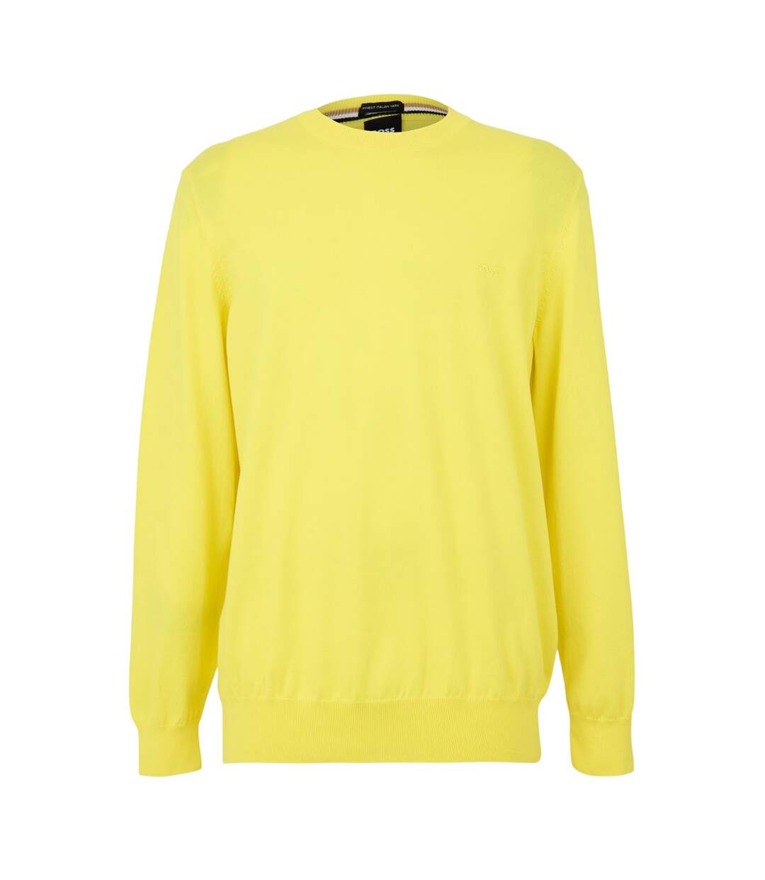 Pull Pascas Homme Jaune Vif Boss-1