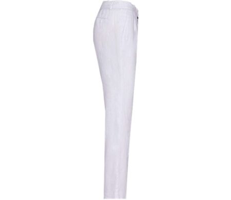 Pantalon en lin - Femme - PATS712 - blanc