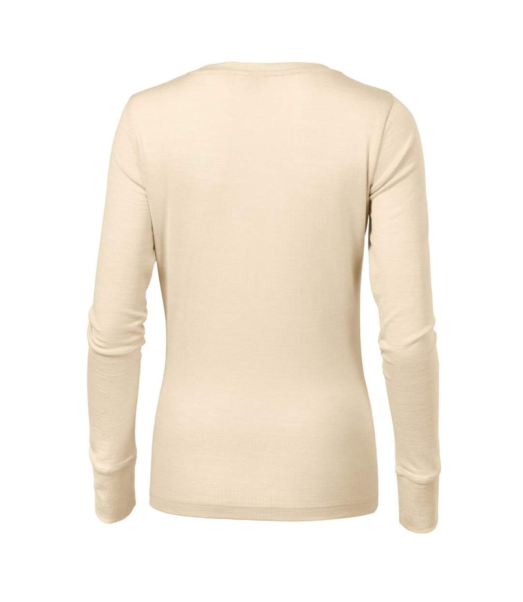 T-shirt Manches Longues Premium Rise Femme Beige Malfini-2