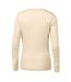 T-shirt Manches Longues Premium Rise Femme Beige Malfini-2