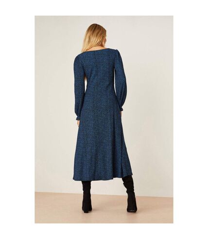 Robe mi-longue femme bleu Dorothy Perkins