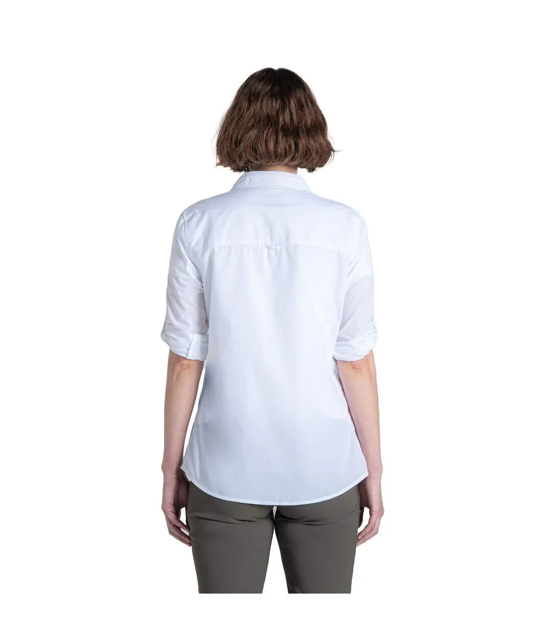 Womens/ladies Kiwi Iii Long-sleeved Shirt White Craghoppers-3