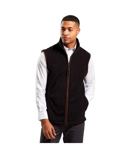 Veste sans manches artisan homme noir / marron Premier