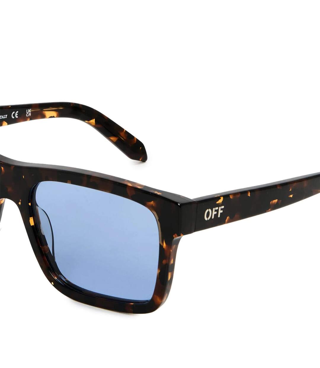 Lunettes De Soleil Motif/style Tortue Galena Adulte Taille Unique Marron Noir Off White-3