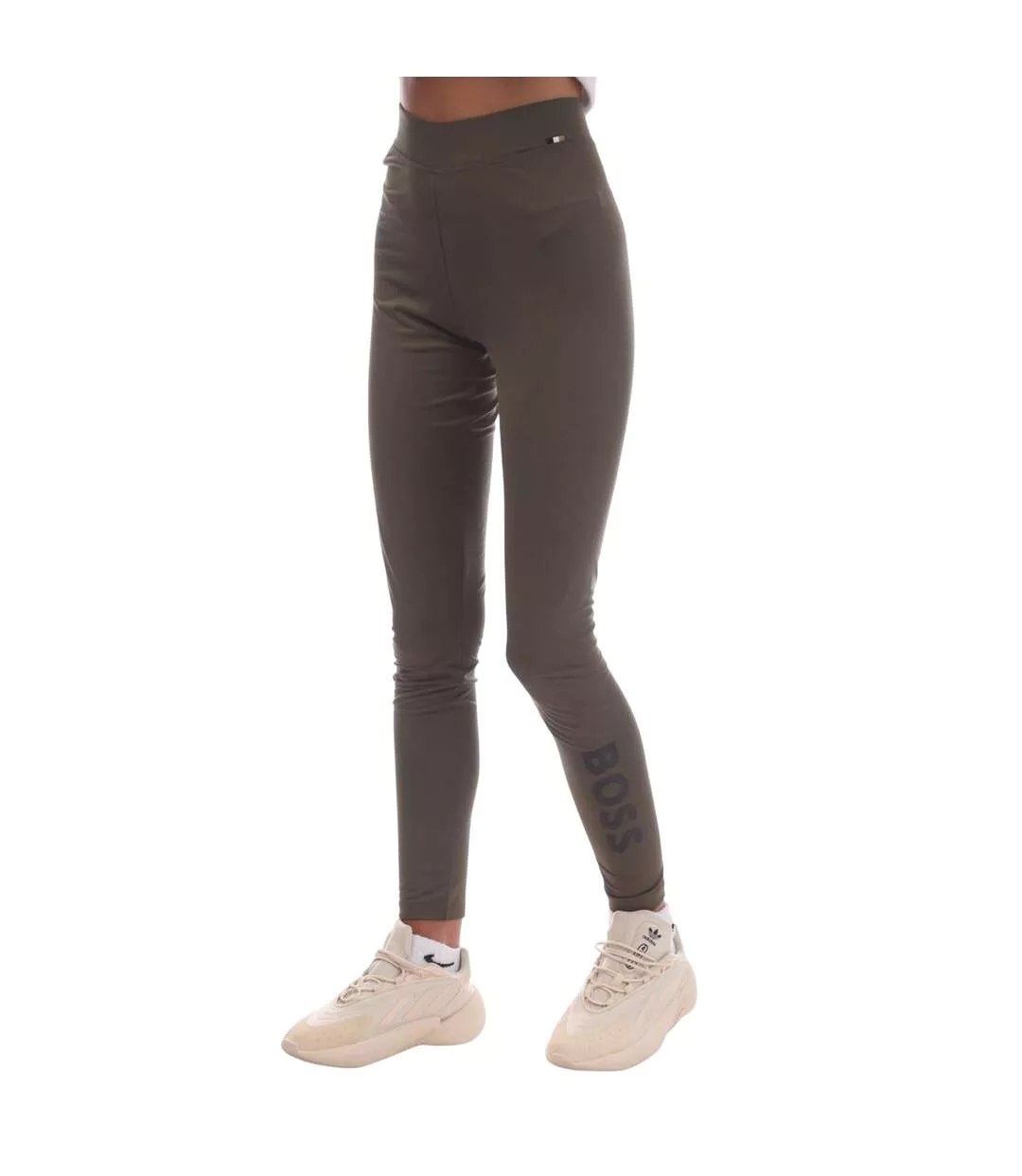 Pantalon De Jogging C_eleg Femme Vert Boss-1