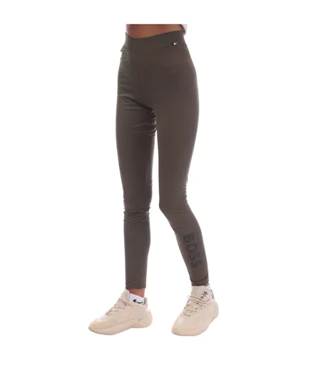 Pantalon De Jogging C_eleg Femme Vert Boss