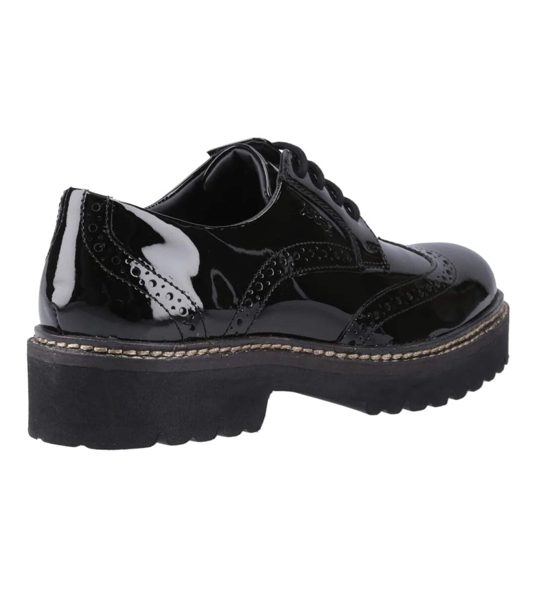 Chaussures brogues kortney femme noir POD-2