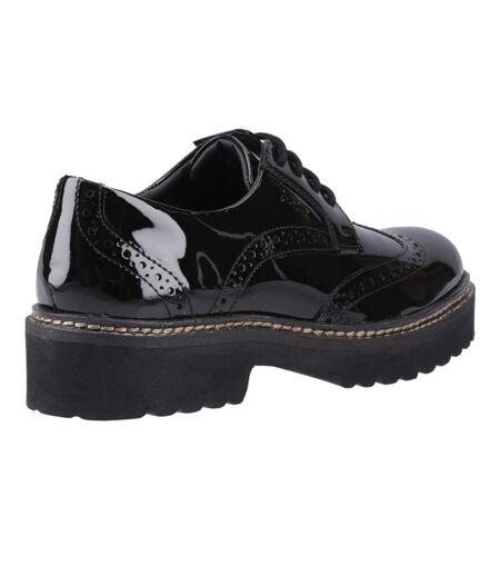 Chaussures brogues kortney femme noir POD